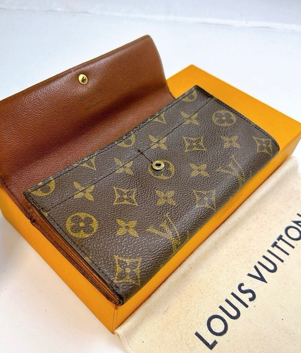 Louis Vuitton Monogram Portefeuille Sarah Long Wallet