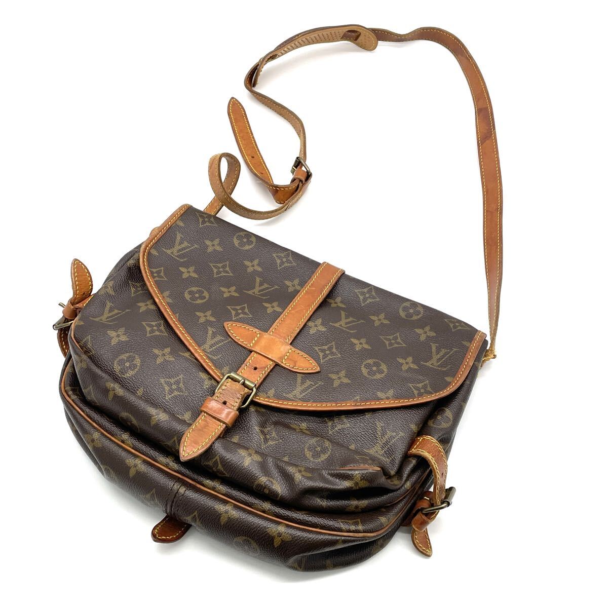 Louis Vuitton Monogram Saumur 35 Messenger Bag
