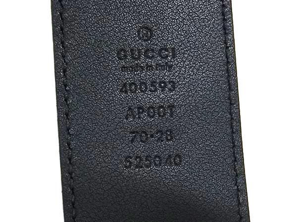 Gucci GG Marmont Black Leather Unisex Belt 70/28 with Gold Hardware